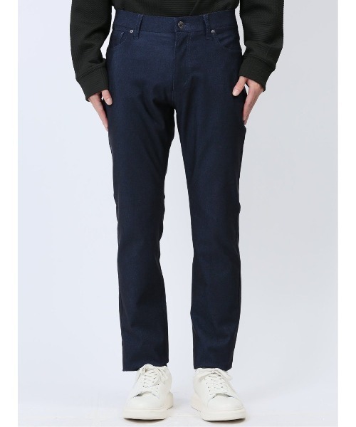 m.f.editorial（エムエフエディトリアル）の「【ソラーロ ストレッチ】m.f.エディトリアル メンズ スリムチノパンツ（チノパンツ・メンズ・ネイビー・S/MEDIUM/LARGE/X-LARGE）」の4枚目の写真