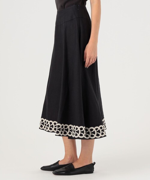 BY MALENE BIRGER（バイマレーネビルガー）の「BY MALENE BIRGER LEONNE フレアスカート（スカート・レディース・ブラック系その他・34）」の6枚目の写真
