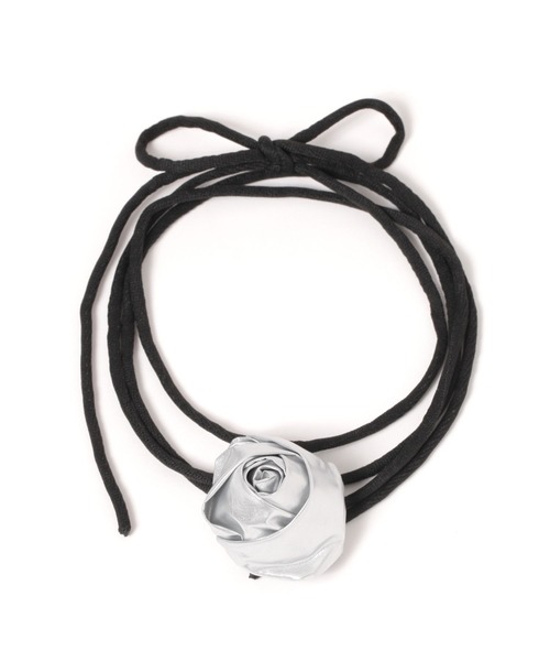 niko and...（ニコアンド）の「ローズチョーカー（チョーカー・レディース・ブラック/グレー/ブルー・0）」の3枚目の写真