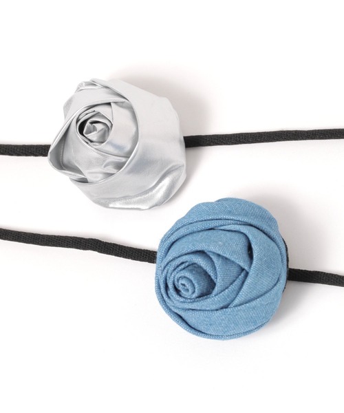 niko and...（ニコアンド）の「ローズチョーカー（チョーカー・レディース・ブラック/グレー/ブルー・0）」の7枚目の写真