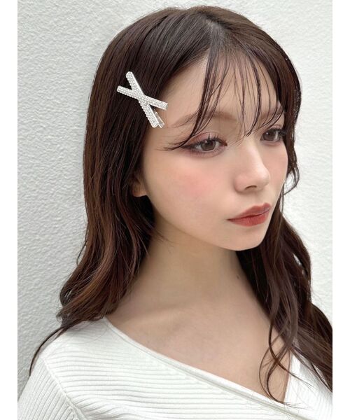RESEXXY（リゼクシー）の「シャイニークロスヘアピン（ヘアピン・レディース・シルバー/ゴールド・FREE）」の4枚目の写真