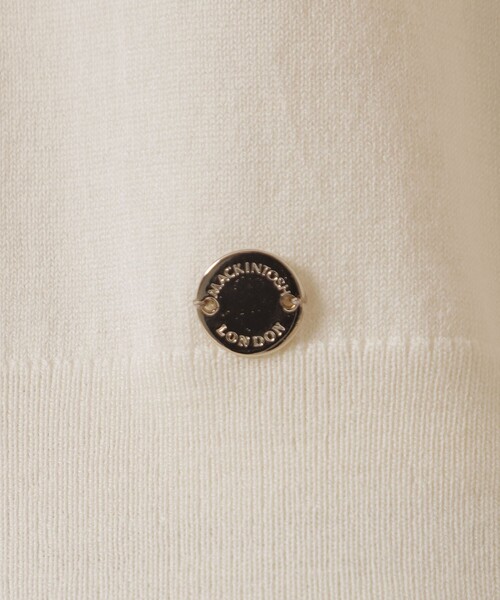 MACKINTOSH LONDON（マッキントッシュ ロンドン）の「クリアニット天竺カーディガン（カーディガン/ボレロ・レディース・オフホワイト/パープル系その他4/グレー系その他・40/38）」の12枚目の写真