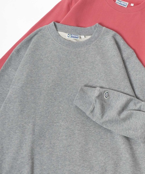 DISCUS（ディスカス）の「2025AW DISCUS/ディスカス  USAコットン スウェット クルーネックトレーナー レディース メンズ（スウェット・メンズ・オートミール/ベージュ/ネイビー/レンガ/グリーン/グレー/ブラック/サックスブルー/ブルー系その他/ピンク・M/L/XL）」の2枚目の写真