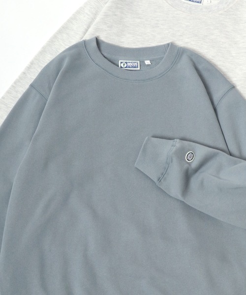 DISCUS（ディスカス）の「2025AW DISCUS/ディスカス  USAコットン スウェット クルーネックトレーナー レディース メンズ（スウェット・メンズ・オートミール/ベージュ/ネイビー/レンガ/グリーン/グレー/ブラック/サックスブルー/ブルー系その他/ピンク・M/L/XL）」の7枚目の写真