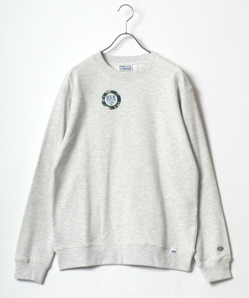 DISCUS（ディスカス）の「2025AW DISCUS/ディスカス  USAコットン スウェット クルーネックトレーナー レディース メンズ（スウェット・メンズ・オートミール/ベージュ/ネイビー/レンガ/グリーン/グレー/ブラック/サックスブルー/ブルー系その他/ピンク・M/L/XL）」の11枚目の写真