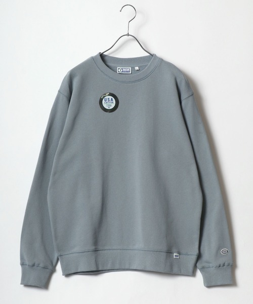 DISCUS（ディスカス）の「2025AW DISCUS/ディスカス  USAコットン スウェット クルーネックトレーナー レディース メンズ（スウェット・メンズ・オートミール/ベージュ/ネイビー/レンガ/グリーン/グレー/ブラック/サックスブルー/ブルー系その他/ピンク・M/L/XL）」の16枚目の写真