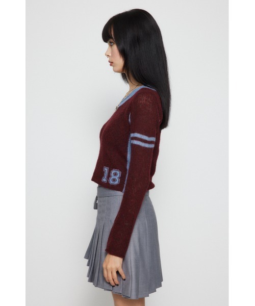 LAGUA GEM（ラグアジェム）の「COMPACT NUMBER ニット（ニット/セーター・レディース・グレー/ベージュ/バーガンディー・FREE）」の12枚目の写真