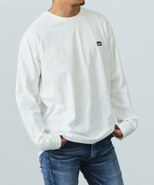 Lee（リー）の「Lee/リー【親子リンク】ロングセラー Leeロゴバックプリント長袖Tシャツ（Tシャツ/カットソー・メンズ・ホワイト/ブラック/ネイビー/ワインレッド・SMALL/MEDIUM/LARGE/X-LARGE）」の11枚目の写真
