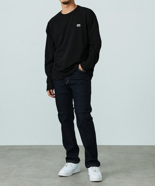 Lee（リー）の「Lee/リー【親子リンク】ロングセラー Leeロゴバックプリント長袖Tシャツ（Tシャツ/カットソー・メンズ・ホワイト/ブラック/ネイビー/ワインレッド・SMALL/MEDIUM/LARGE/X-LARGE）」の14枚目の写真