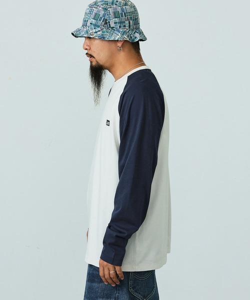 Lee（リー）の「Lee/リー【親子リンク】ロングセラー Leeロゴバックプリント長袖Tシャツ（Tシャツ/カットソー・メンズ・ホワイト/ブラック/ネイビー/ワインレッド・SMALL/MEDIUM/LARGE/X-LARGE）」の19枚目の写真