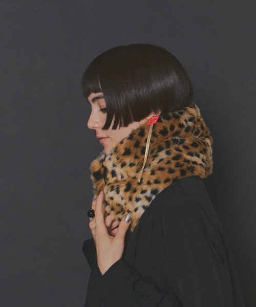 DOLCE&GABBANA ミンクティペット ヒョウ柄 楽天市場】【 レオパード柄 ファー ティッペット マフラー