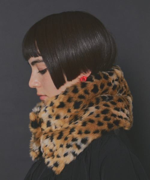 レオパードファーティペット（マフラー）｜manana suerte（マニャーナ