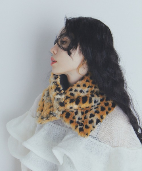 レオパードファーティペット（マフラー）｜manana suerte（マニャーナ