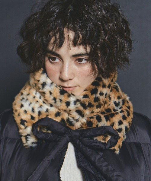 レオパードファーティペット（マフラー）｜manana suerte（マニャーナ