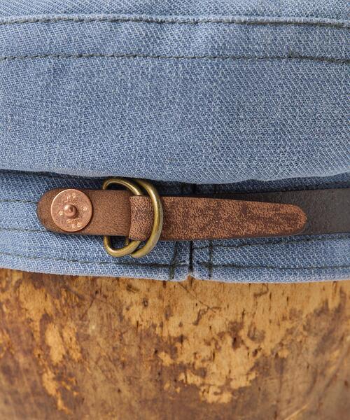 RRL（ダブル アール エル）の「ガーメントダイド ツイル キャップ（キャスケット・メンズ・ブルー・L/XL/S/M）」の4枚目の写真