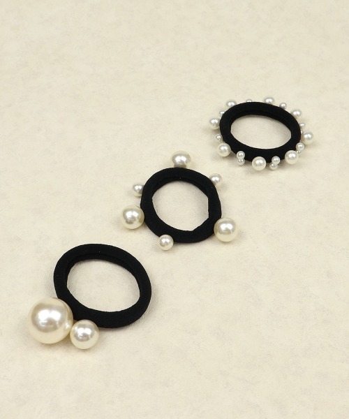 セール】パールゴム 3セット（ヘアゴム）｜CEMONEMO（セモネモ）の