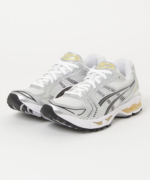 ASICS（アシックス）の「GEL-KAYANO 14 / ゲルカヤノ 14（スニーカー・メンズ・ホワイト×シルバー・26/23/25/24/28/29/24.5/27/29.5/26.5/23.5/28.5/25.5/27.5）」の4枚目の写真