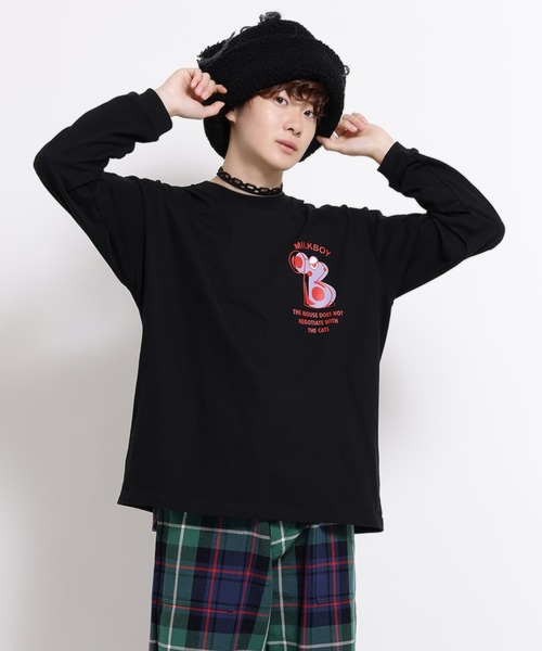 MILKBOY（ミルクボーイ）の「B LONG SLEEVE Tシャツ（Tシャツ/カットソー・レディース・A/B・FREE）」の2枚目の写真