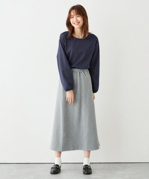 Petit Honfleur(プチオンフルール)の「チェックジャガードプルオーバー(Tシャツ/カットソー・レディース・グレー/ネイビー・M/L)」の13枚目の写真