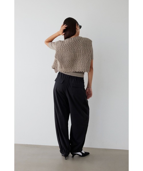 【セール】Cropped Knit Vest /ポコポコニットベスト（ベスト）｜ALEXIA STAM（アリシアスタン）