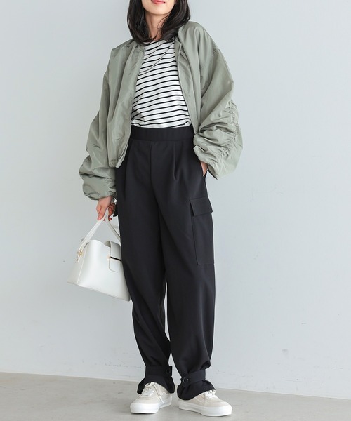 クレープ タックワイドパンツ – hellam