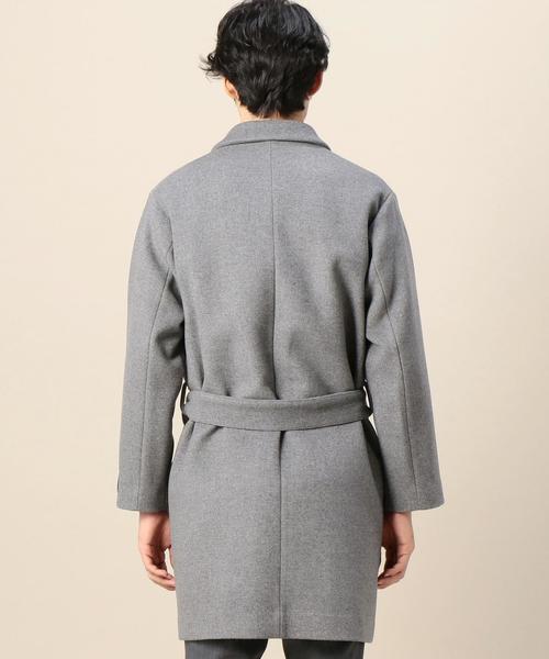 BEAUTY&YOUTH UNITED ARROWS（ビューティーアンドユースユナイテッドアローズ）の「BY メルトン ラップ コート◆（チェスターコート・メンズ・グレー/ロイヤルブルー・MEDIUM/LARGE/SMALL）」の15枚目の写真