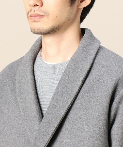 BEAUTY&YOUTH UNITED ARROWS（ビューティーアンドユースユナイテッドアローズ）の「BY メルトン ラップ コート◆（チェスターコート・メンズ・グレー/ロイヤルブルー・MEDIUM/LARGE/SMALL）」の7枚目の写真