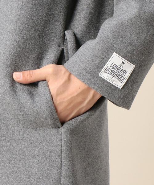 BEAUTY&YOUTH UNITED ARROWS（ビューティーアンドユースユナイテッドアローズ）の「BY メルトン ラップ コート◆（チェスターコート・メンズ・グレー/ロイヤルブルー・MEDIUM/LARGE/SMALL）」の8枚目の写真