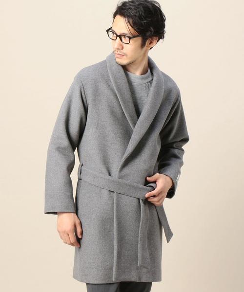 BEAUTY&YOUTH UNITED ARROWS（ビューティーアンドユースユナイテッドアローズ）の「BY メルトン ラップ コート◆（チェスターコート・メンズ・グレー/ロイヤルブルー・MEDIUM/LARGE/SMALL）」の10枚目の写真