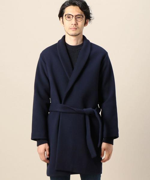 BEAUTY&YOUTH UNITED ARROWS（ビューティーアンドユースユナイテッドアローズ）の「BY メルトン ラップ コート◆（チェスターコート・メンズ・グレー/ロイヤルブルー・MEDIUM/LARGE/SMALL）」の14枚目の写真