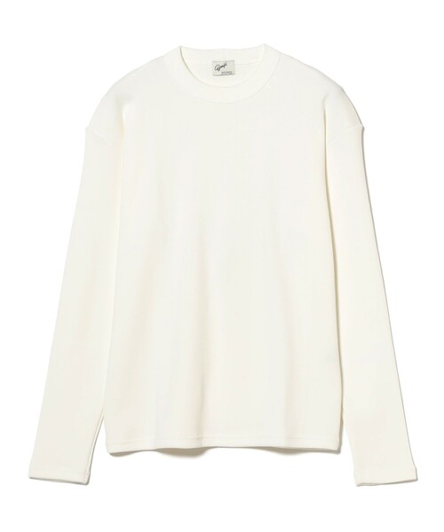 BEAMS F(ビームスエフ)の「Bonfil / クルーネック ロングスリーブ Tシャツ(Tシャツ/カットソー・メンズ・ブラック/ホワイト・MEDIUM)」の2枚目の写真