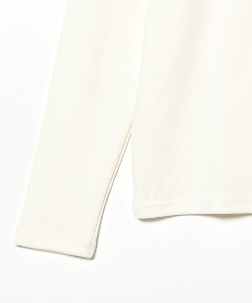 BEAMS F(ビームスエフ)の「Bonfil / クルーネック ロングスリーブ Tシャツ(Tシャツ/カットソー・メンズ・ブラック/ホワイト・MEDIUM)」の5枚目の写真