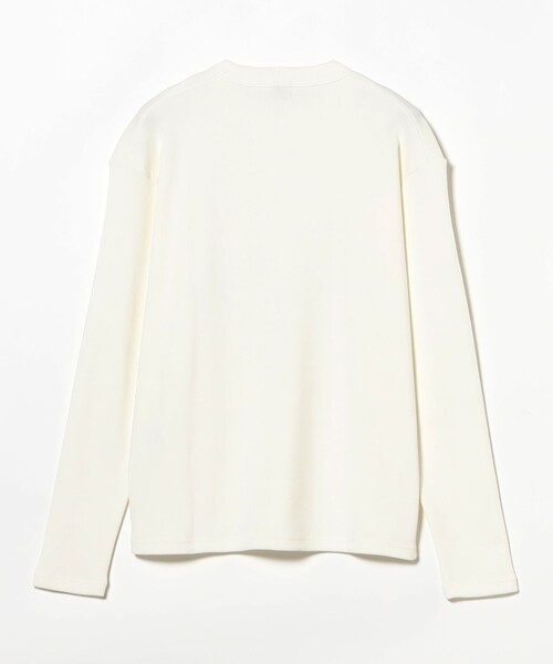 BEAMS F(ビームスエフ)の「Bonfil / クルーネック ロングスリーブ Tシャツ(Tシャツ/カットソー・メンズ・ブラック/ホワイト・MEDIUM)」の6枚目の写真