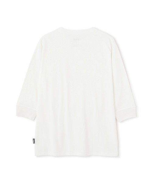 schott(ショット)の「Schott/ショット/HALF SLEEVE HENRY NECK PACK T-SHIRT/ハーフスリーブ ヘンリーネック パックTシャツ(Tシャツ/カットソー・メンズ・ブラック/オフホワイト・M/L/XL)」の7枚目の写真