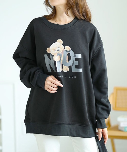 裏起毛ベアープリントスウェット（スウェット）｜GOLDJAPAN（ゴールドジャパン）