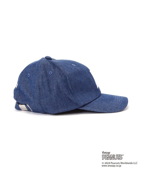 PEANUTS(ピーナッツ)の「《AVIREX×PEANUTS》DENIM CAP/アヴィレックス×ピーナッツ デニムキャップ(キャップ・レディース・インディゴブルー・F)」の8枚目の写真