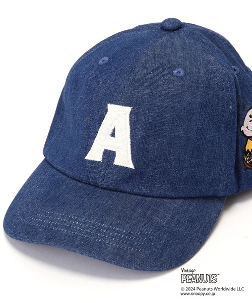 PEANUTS(ピーナッツ)の「《AVIREX×PEANUTS》DENIM CAP/アヴィレックス×ピーナッツ デニムキャップ(キャップ・レディース・インディゴブルー・F)」の9枚目の写真