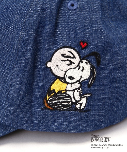 国内発送【AVIREX】x PEANUTS☆DENIM CAP AVIREX×PEANUTS》DENIM CAP/アヴィレックス×ピーナッツ デニム