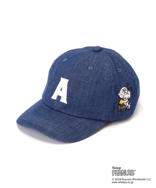 国内発送【AVIREX】x PEANUTS☆DENIM CAP AVIREX｜《AVIREX*PEANUTS》DENIM CAP/アヴィレックス