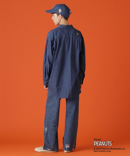 国内発送【AVIREX】x PEANUTS☆DENIM CAP AVIREX×PEANUTS》DENIM CAP/アヴィレックス×ピーナッツ デニム