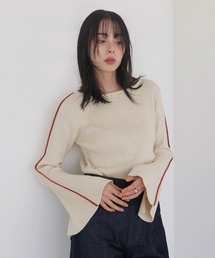 LIAN（リアン）の「フレアスリーブラインニット（ニット/セーター）」