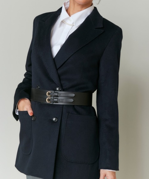 ダブルバックルベルト（ベルト）｜INED（イネド）のファッション通販