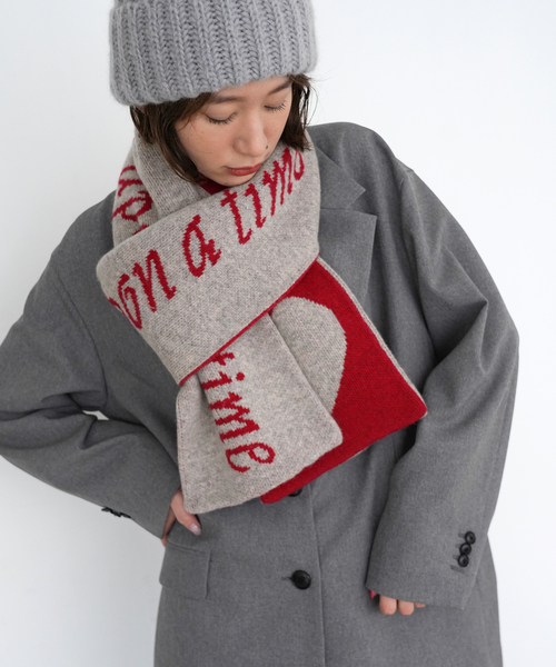 SLOBE citron.（スローブシトロン）の「《WEB限定》SLOBE citron. iconic マフラー（マフラー・レディース・グレー・FREE）」の5枚目の写真