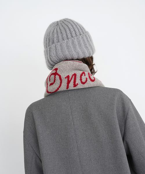 SLOBE citron.（スローブシトロン）の「《WEB限定》SLOBE citron. iconic マフラー（マフラー・レディース・グレー・FREE）」の8枚目の写真