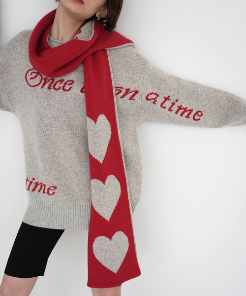 SLOBE citron.（スローブシトロン）の「《WEB限定》SLOBE citron. iconic マフラー（マフラー・レディース・グレー・FREE）」の14枚目の写真