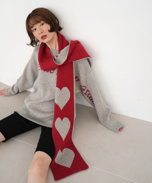 SLOBE citron.（スローブシトロン）の「《WEB限定》SLOBE citron. iconic マフラー（マフラー・レディース・グレー・FREE）」の15枚目の写真