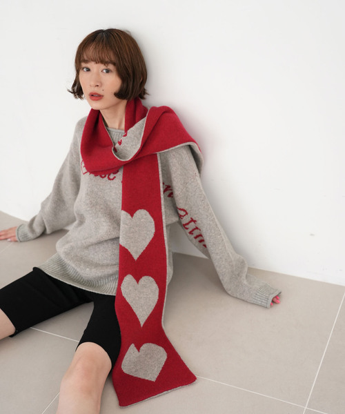 SLOBE citron.（スローブシトロン）の「《WEB限定》SLOBE citron. iconic マフラー（マフラー・レディース・グレー・FREE）」の16枚目の写真