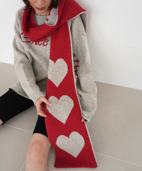 SLOBE citron.（スローブシトロン）の「《WEB限定》SLOBE citron. iconic マフラー（マフラー・レディース・グレー・FREE）」の17枚目の写真