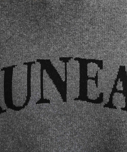 SHOO・LA・RUE（シューラルー）の「◆【洗える/S-LL/ちくちくしにくい】優しい風合いのロゴニット（ニット/セーター・レディース・ブルー/アイボリー/グレー/ブラウン系・02/01/03/04）」の13枚目の写真