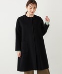 SHIPS Colors(シップス カラーズ)の「ジャケット/アウター(ノーカラーコート)」
